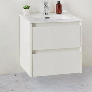 Тумба с раковиной BelBagno Stile Moderno Kraft 39/50 Bianco Opaco
